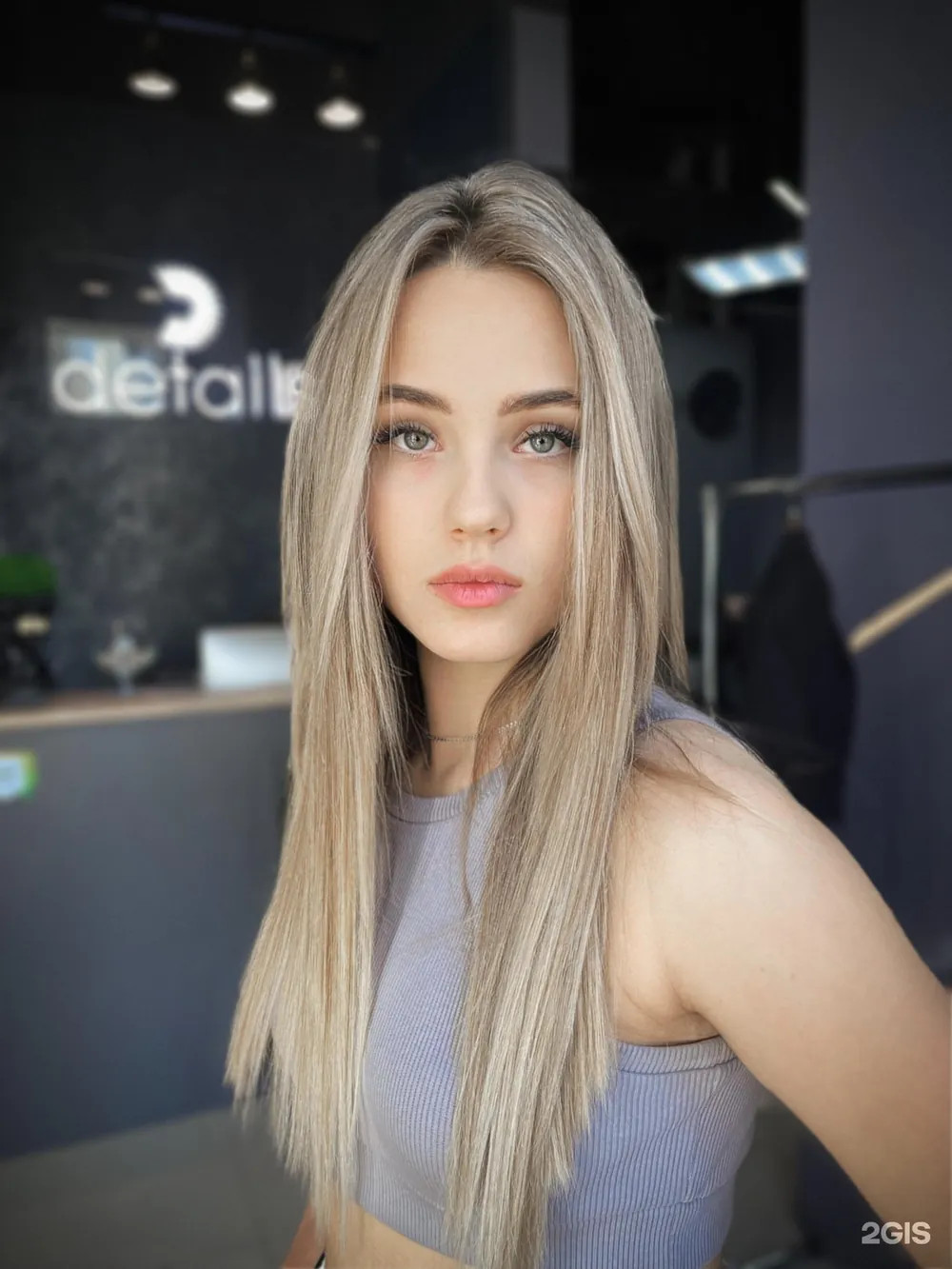 Сложное окрашивание блонд